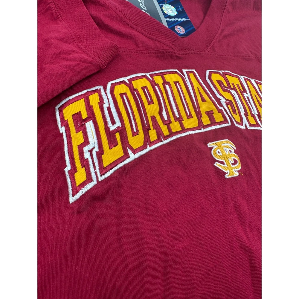 NWT Vintage Florida State Seminoles Long Sleeve Jersey Shirt Men 3XL Garnet/Gold - Picture 3 of 9